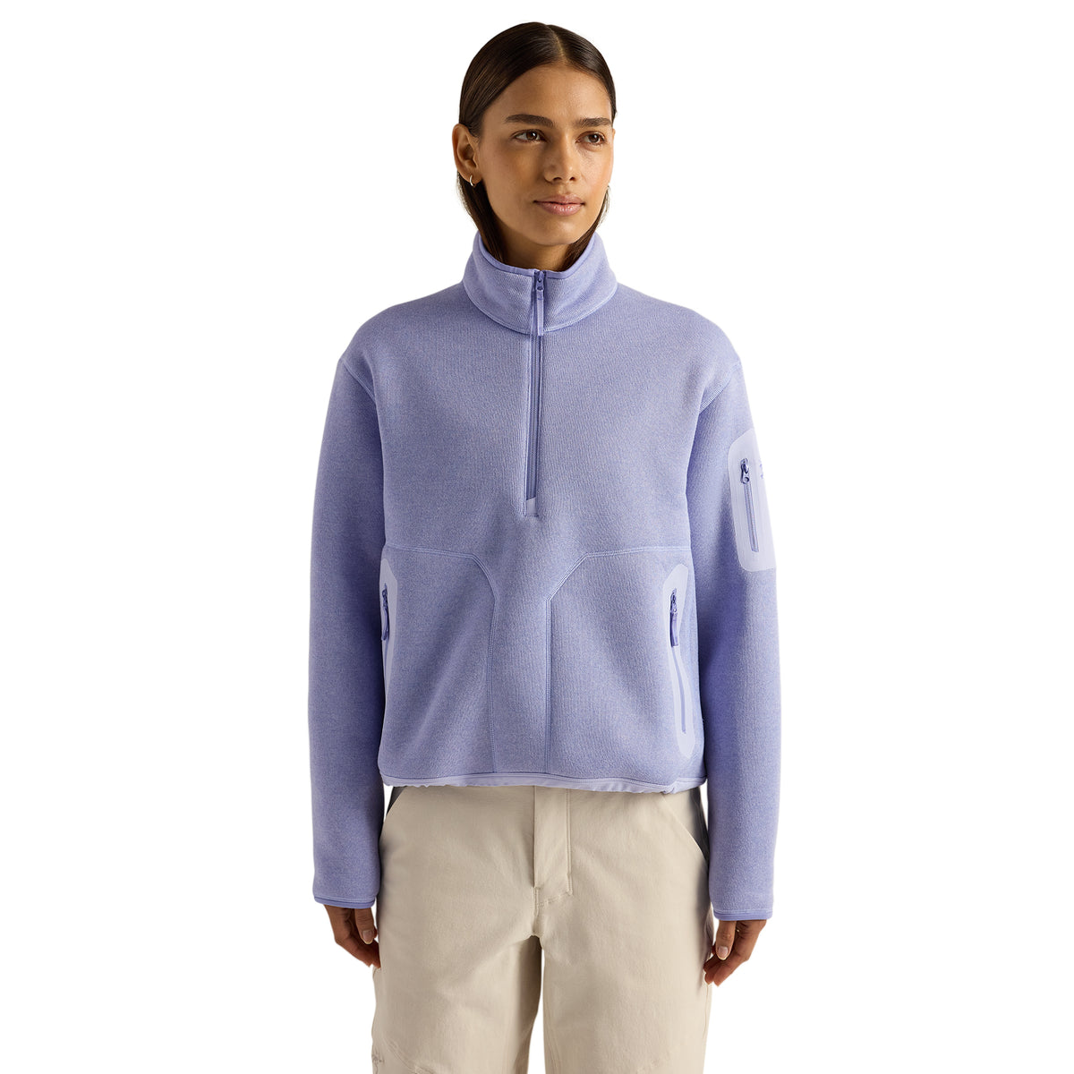 Women's Covert 1/2 Zip Neck Fleece - Kasumi Heather