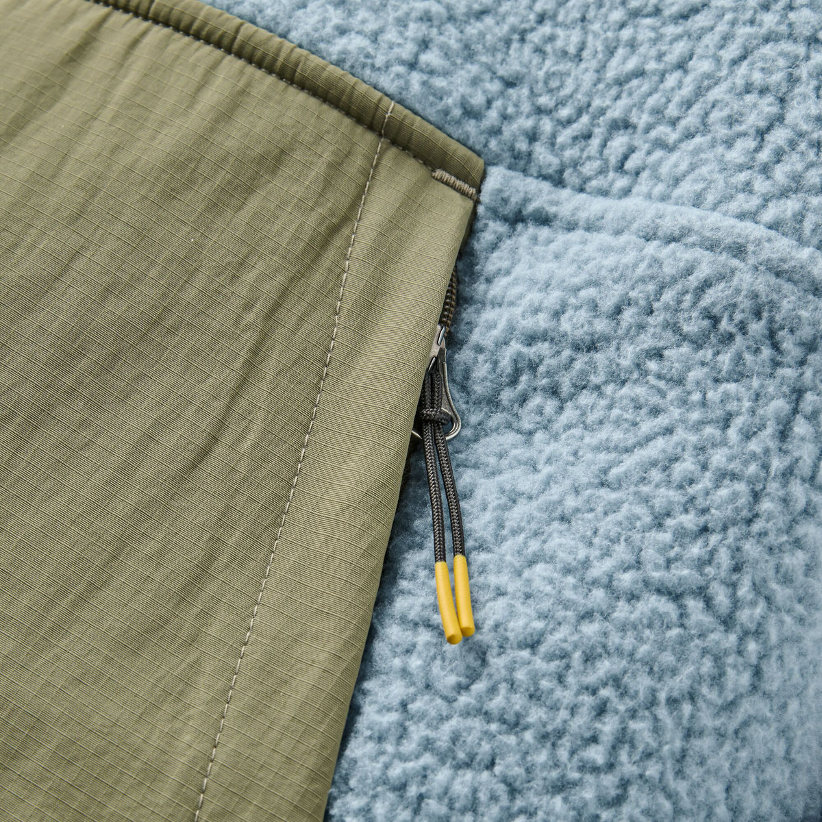 Women's Alexander Hooded 1/2 Zip Fleece - Green / White