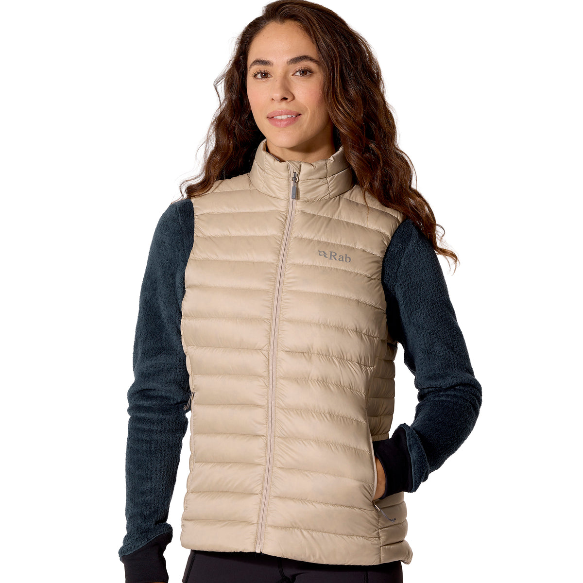 Women's Microlight Vest - Cream