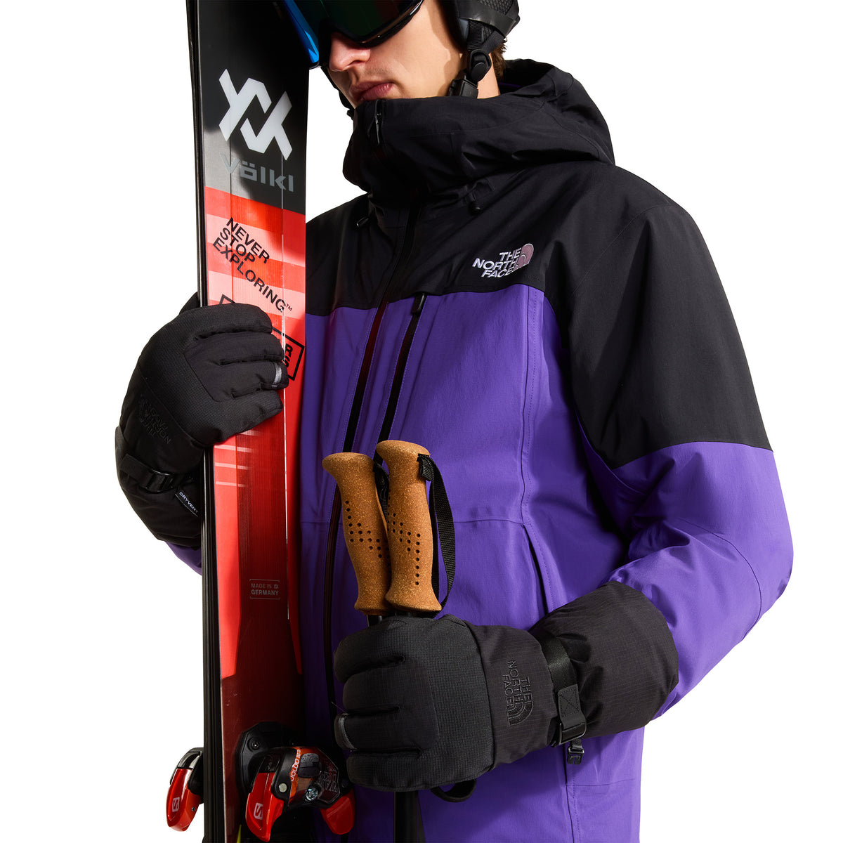 Men's Montana Ski Gloves - Black