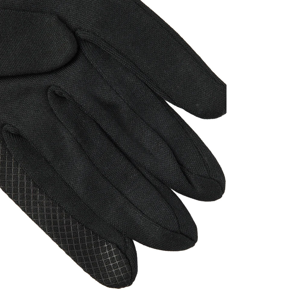 Unisex Silk Liner Touch Point Gloves – Black
