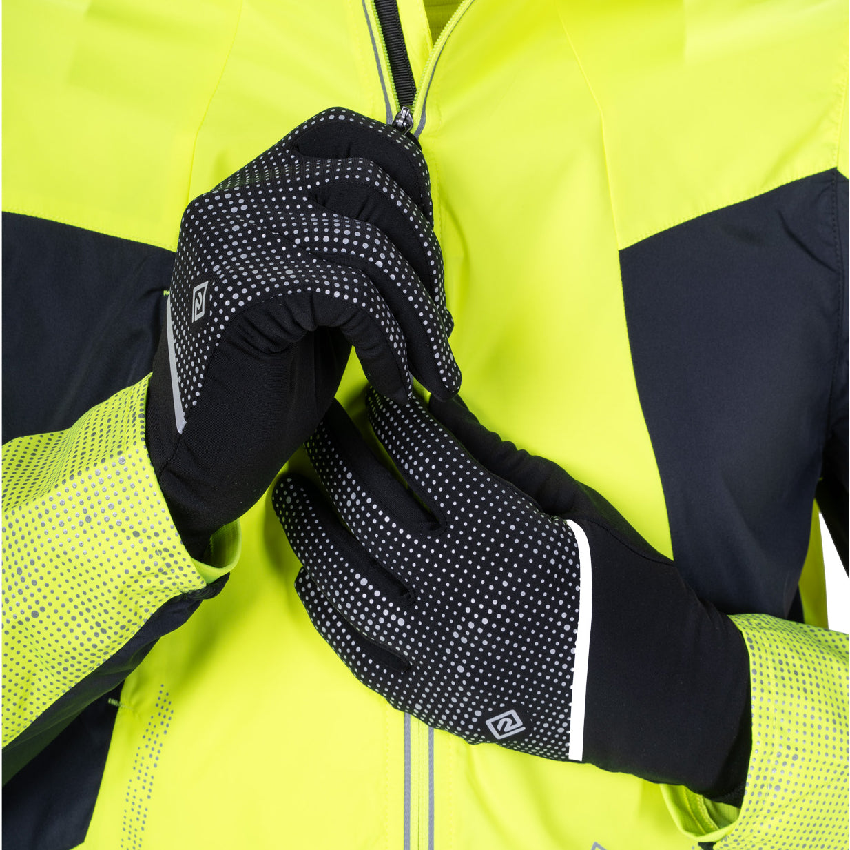 Unisex Reflect Gloves - Black