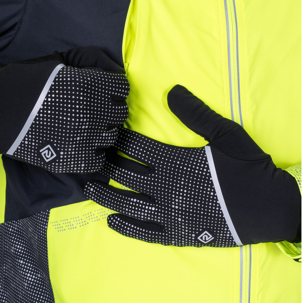 Unisex Reflect Gloves - Black