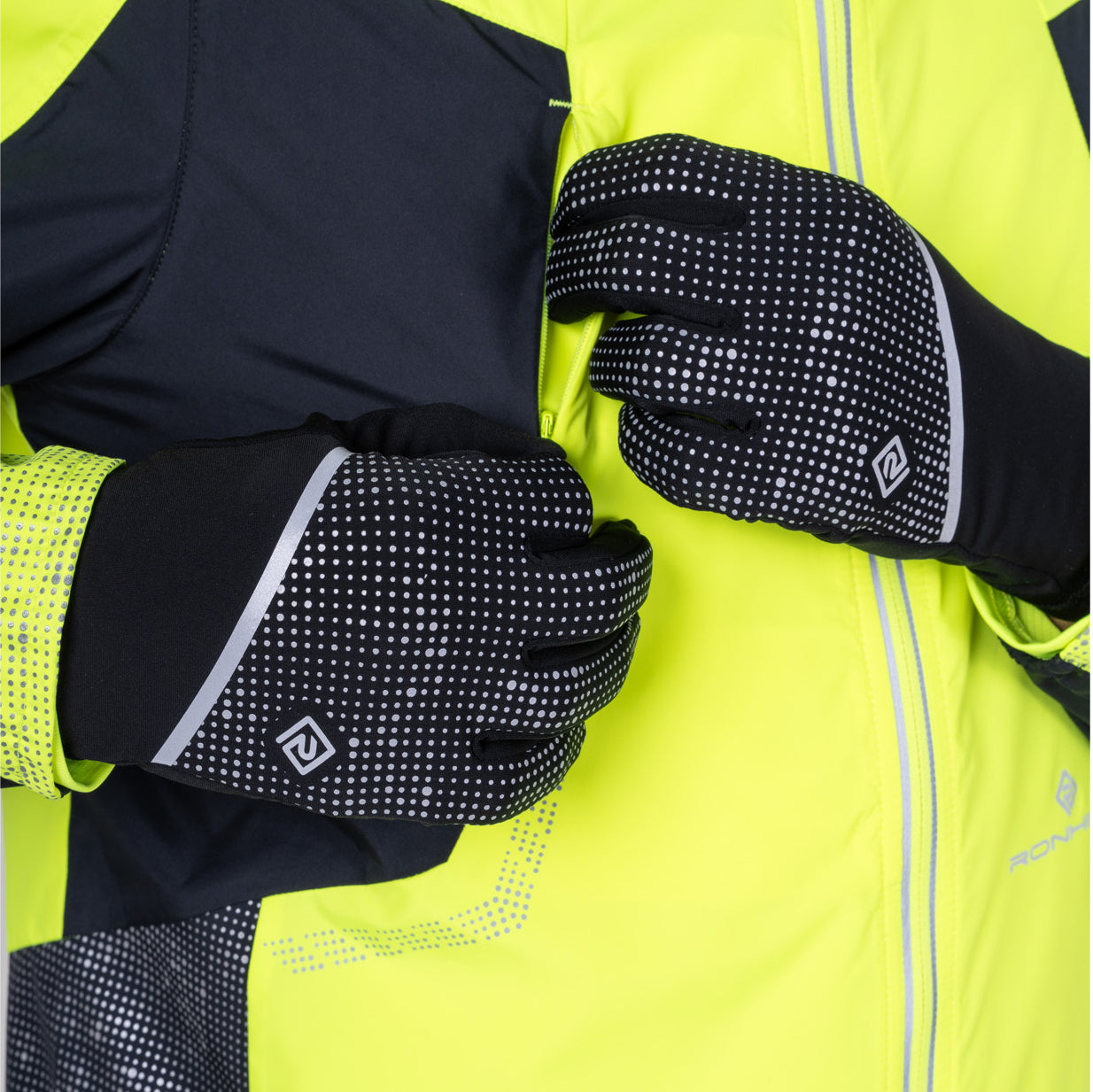 Unisex Reflect Gloves - Black