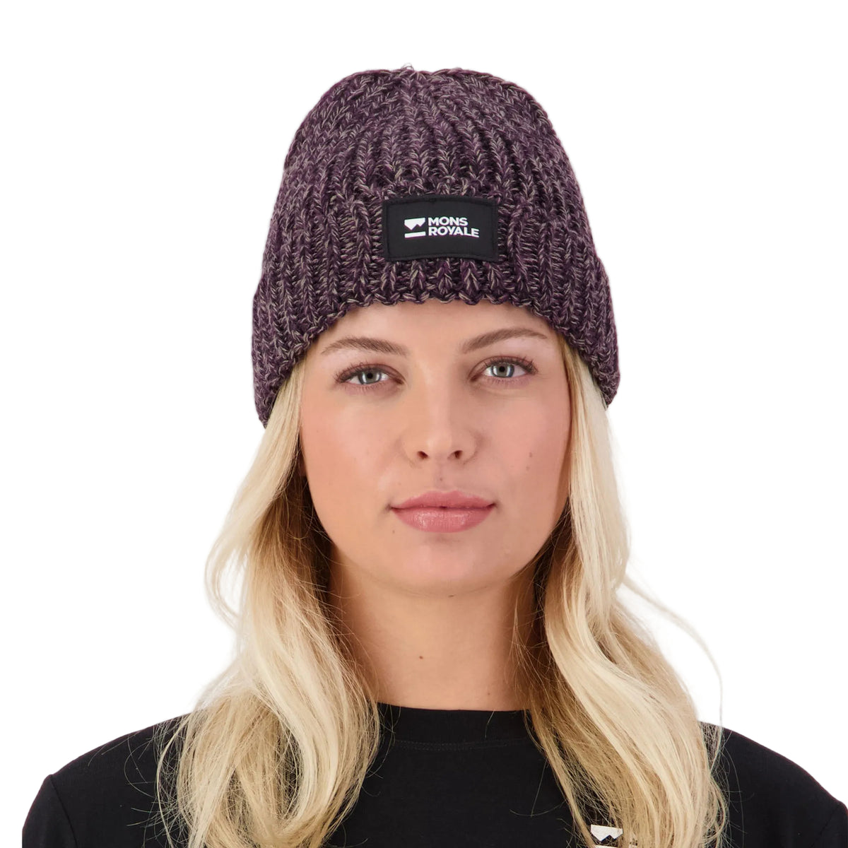 Women’s Triple Treat Merino Beanie – Purple