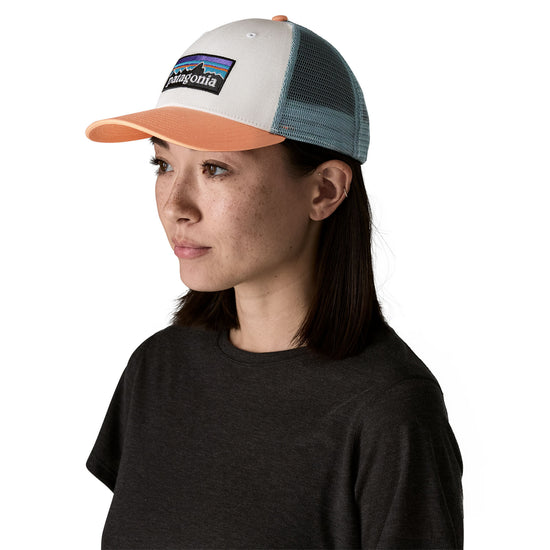Unisex P-6 Logo LoPro Trucker Hat - White