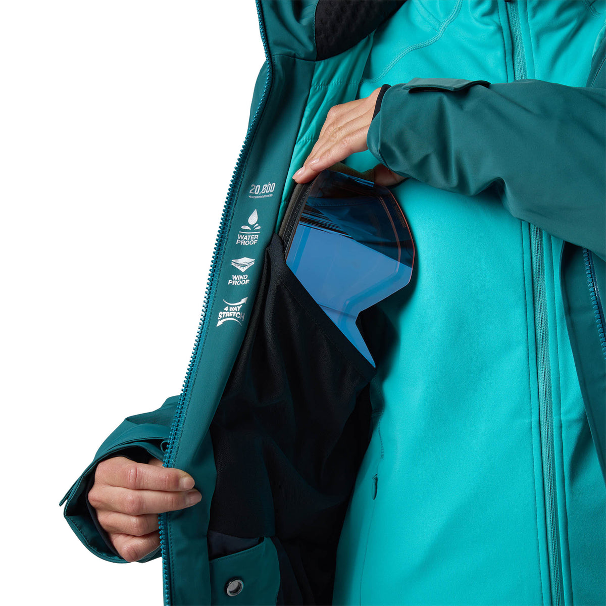 Women's Blackside Insulated Ski Jacket - Blue