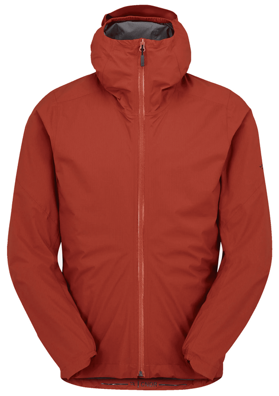 Men's Downpour Light Waterproof Jacket - Red