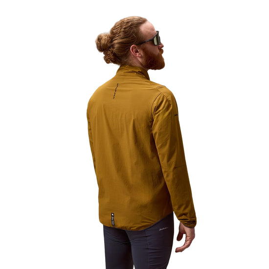 Men's AllTrack Ride Packable Jacket - Brown