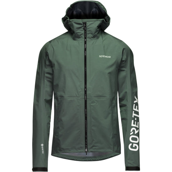 Men's Lupra 2.0 GORE-TEX Hooded Logo Jacket - Green