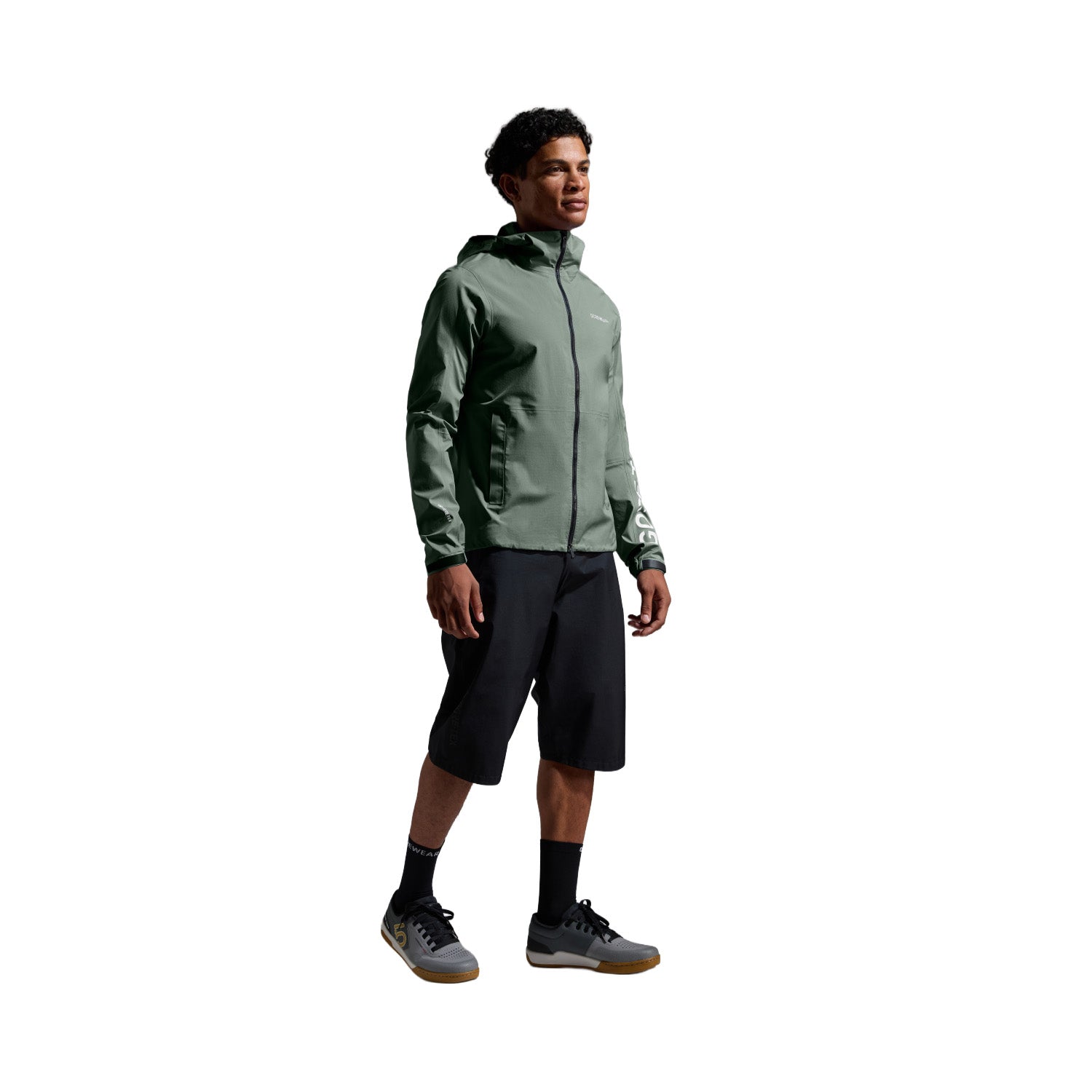 Men's Lupra 2.0 GORE-TEX Hooded Logo Jacket - Green
