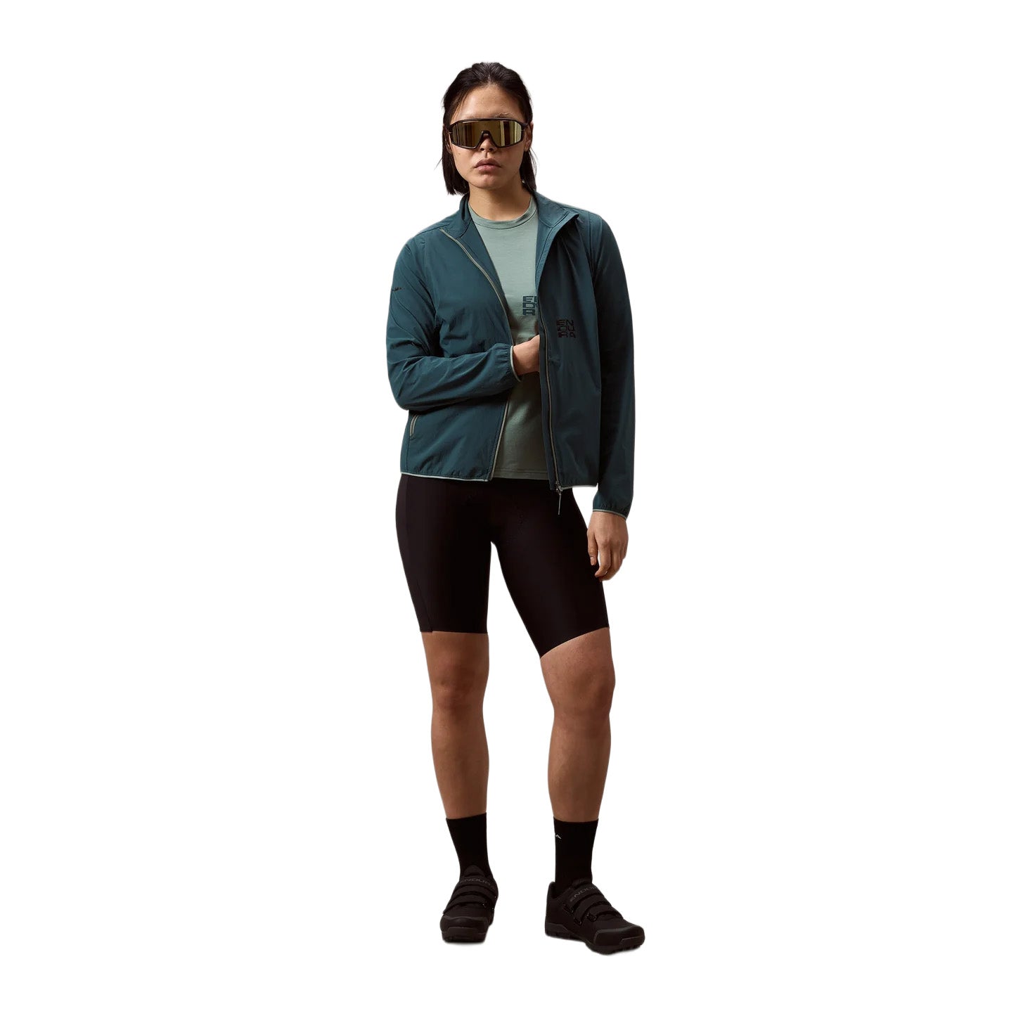 Women's AllTrack Ride Packable Jacket - Teal