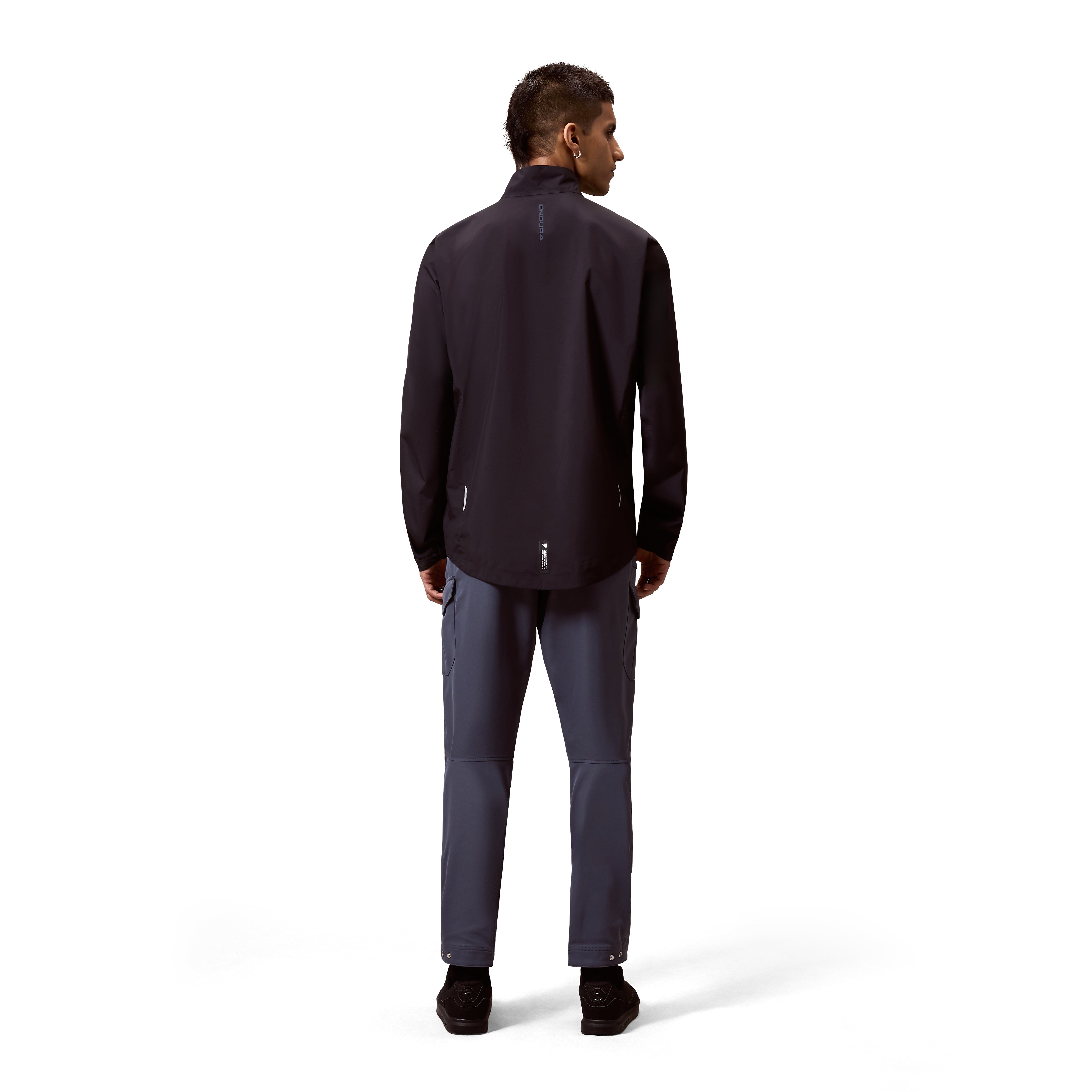 Men's Loop Rout Waterproof Jacket - Black