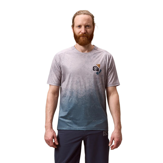 Men's SingleTrack Short-Sleeve Print T-Shirt - Blue