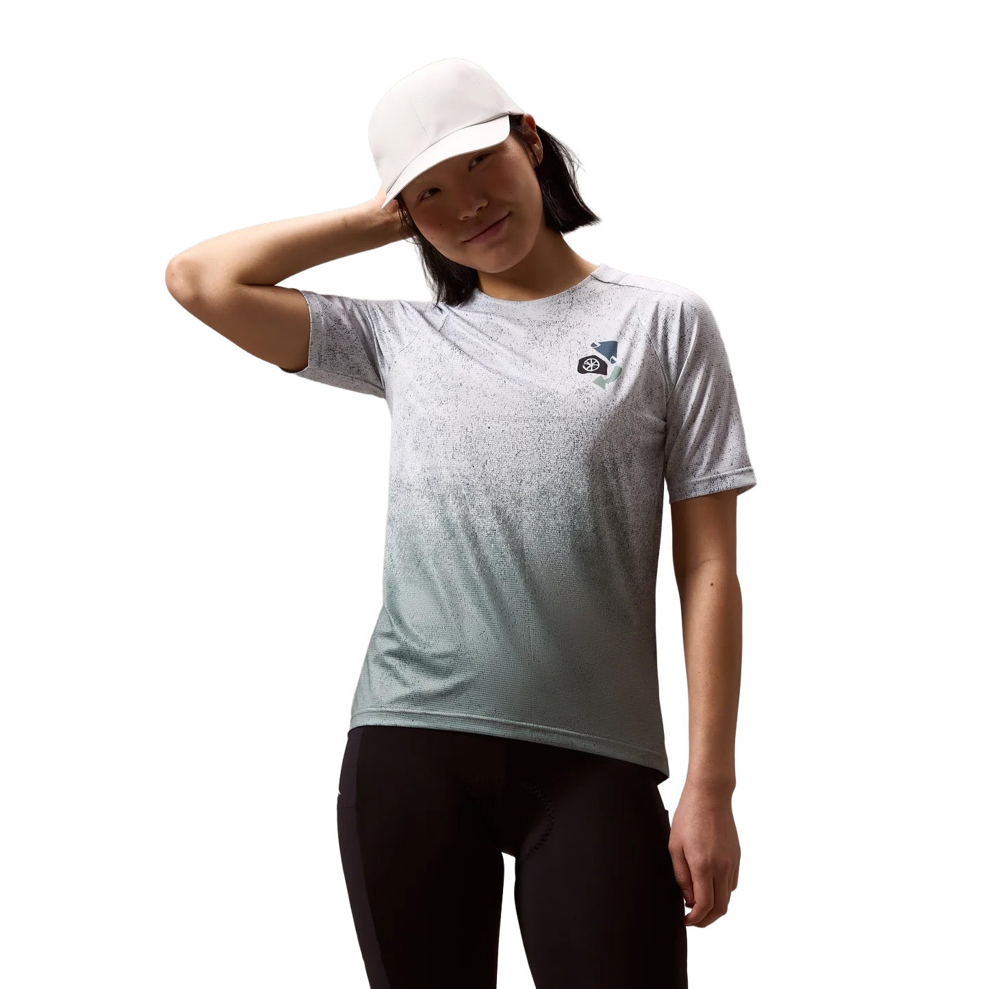 Women's SingleTrack Short-Sleeve Print T-Shirt - Blue