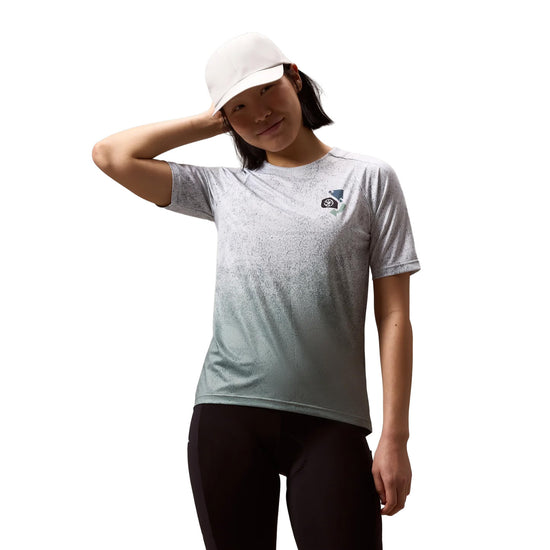 Women's SingleTrack Short-Sleeve Print T-Shirt - Blue