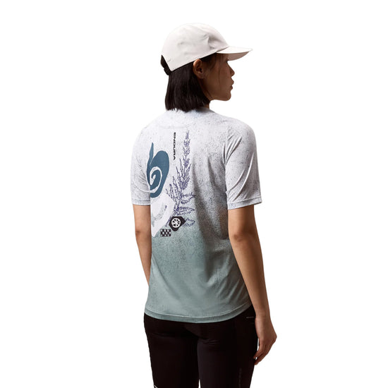 Women's SingleTrack Short-Sleeve Print T-Shirt - Blue