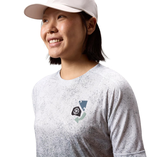 Women's SingleTrack Short-Sleeve Print T-Shirt - Blue