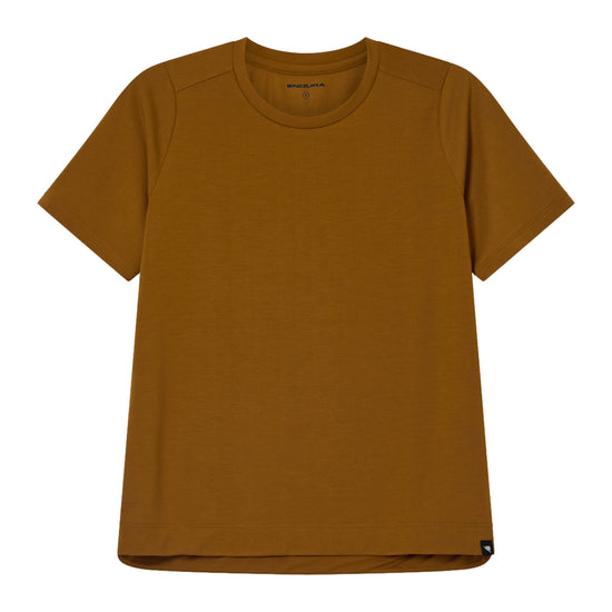 Women's Loop Short Sleeve Tech T-Shirt - Brown