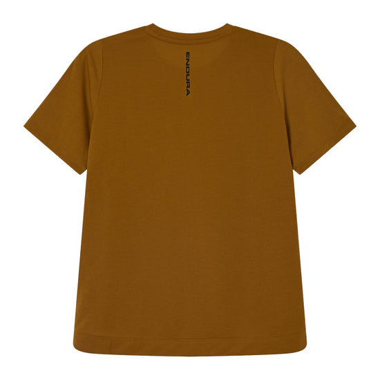 Women's Loop Short Sleeve Tech T-Shirt - Brown
