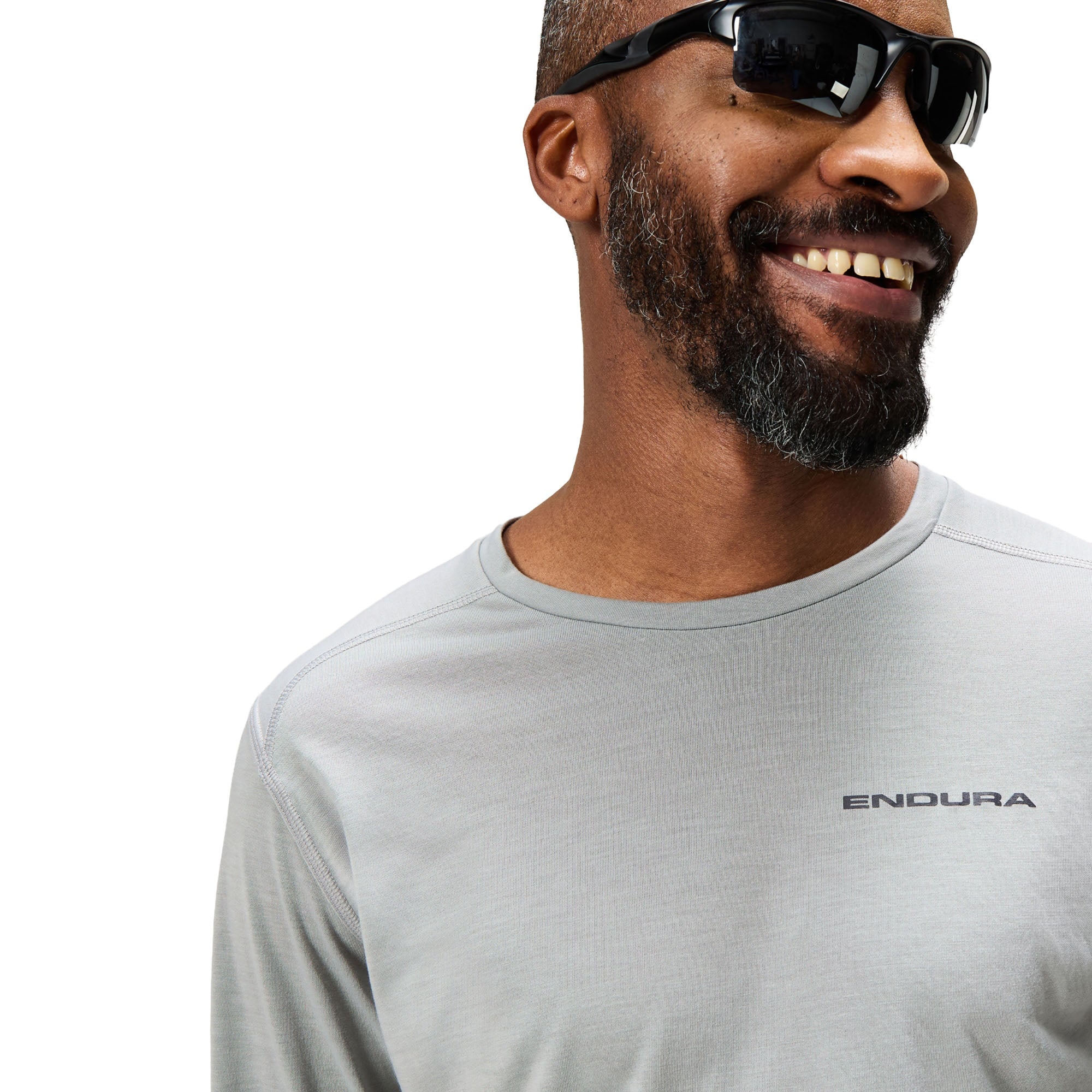 Men's Loop Long-Sleeve Tech T-Shirt - Grey