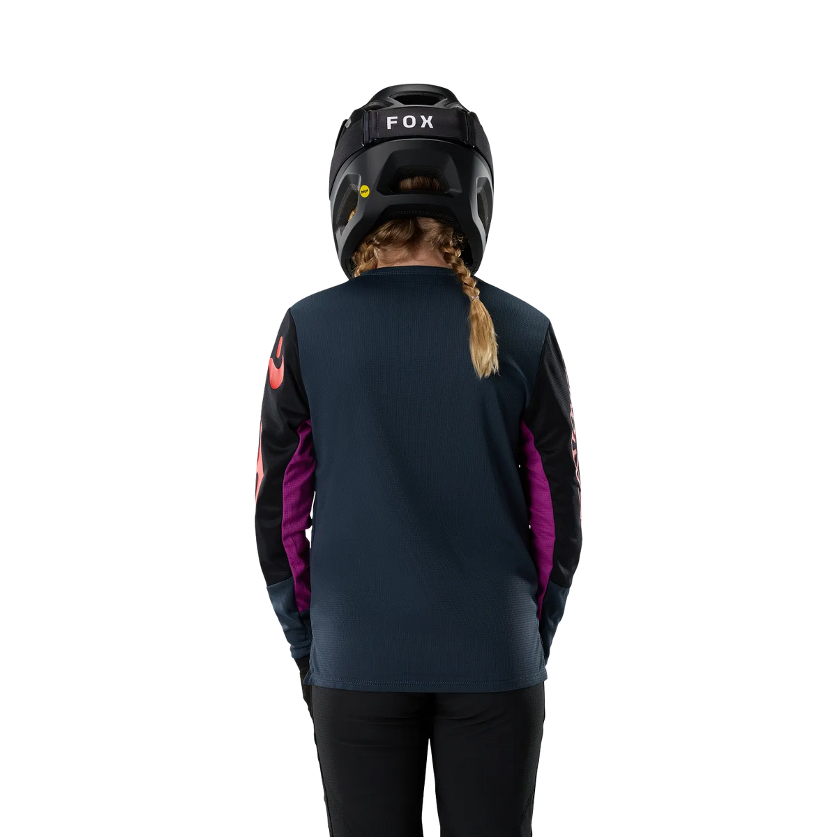Kids' Defend Creation Long-Sleeve Jersey - Navy
