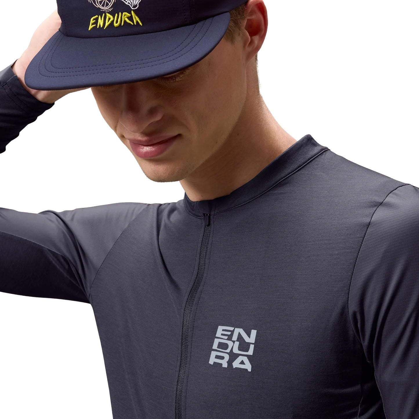 Men's AllTrack Ride Long-Sleeve Jersey - Grey