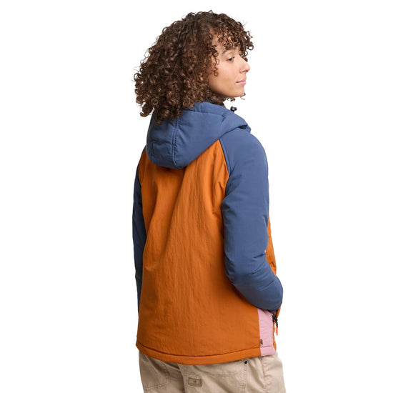 Women's Ocean Insulated 1/2 Zip Jacket - Navy / Orange