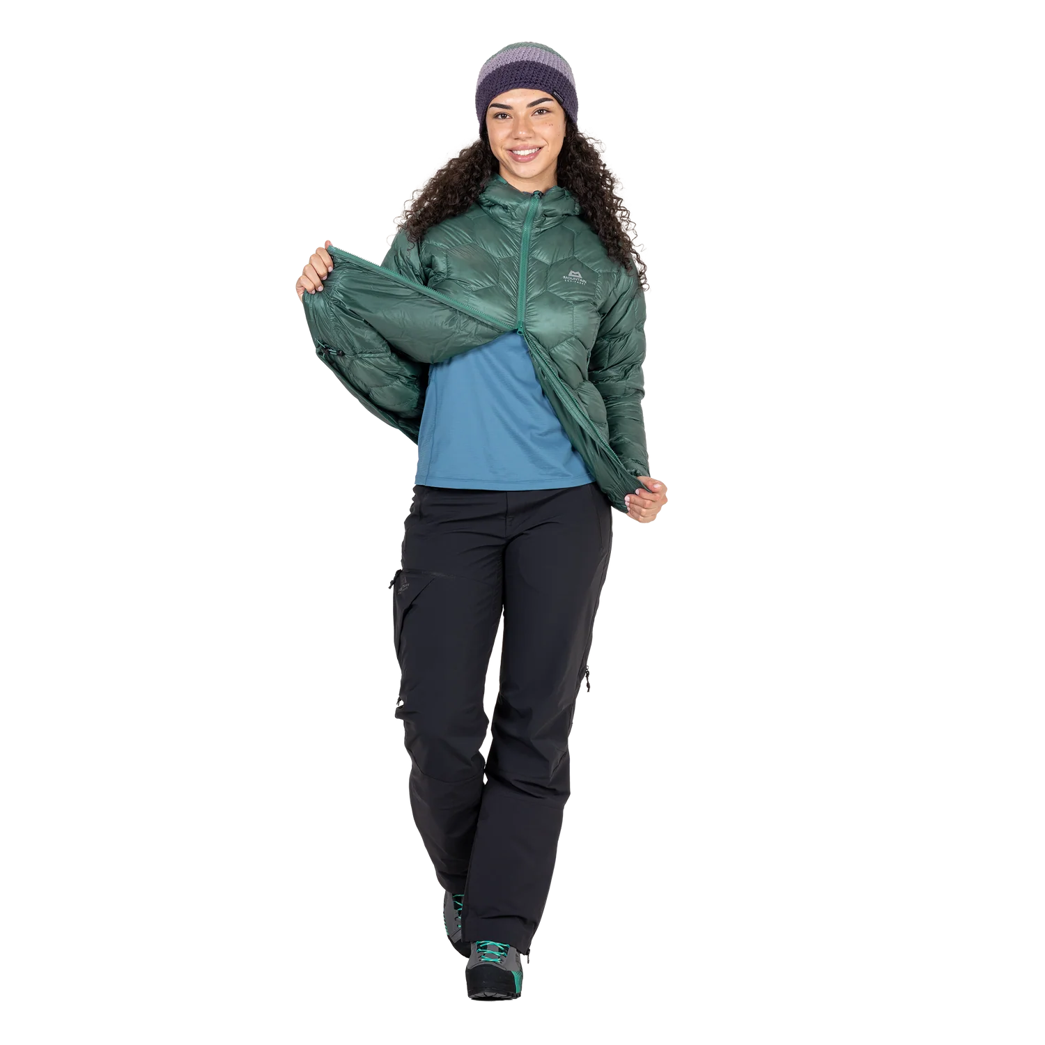 Women's Xenith Hooded Down Jacket - Green
