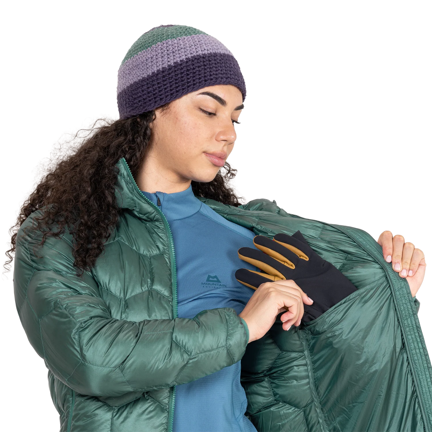 Women's Xenith Hooded Down Jacket - Green