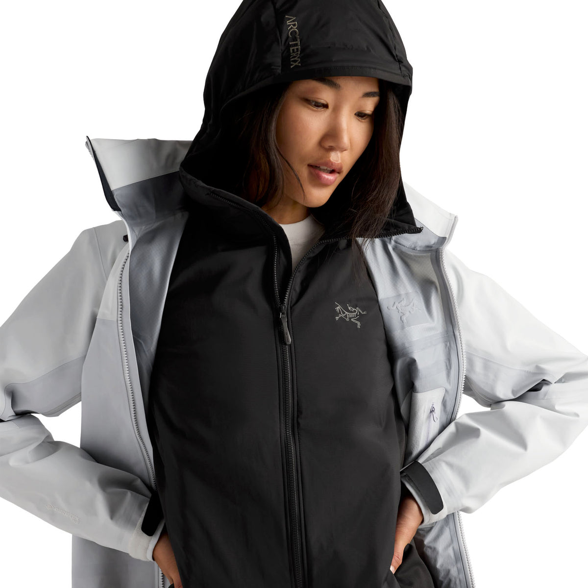 Women's Atom Hoody - Black