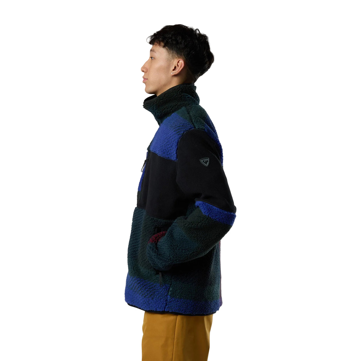 Men’s AllTrack Full-Zip Sherpa Jacket – Blue