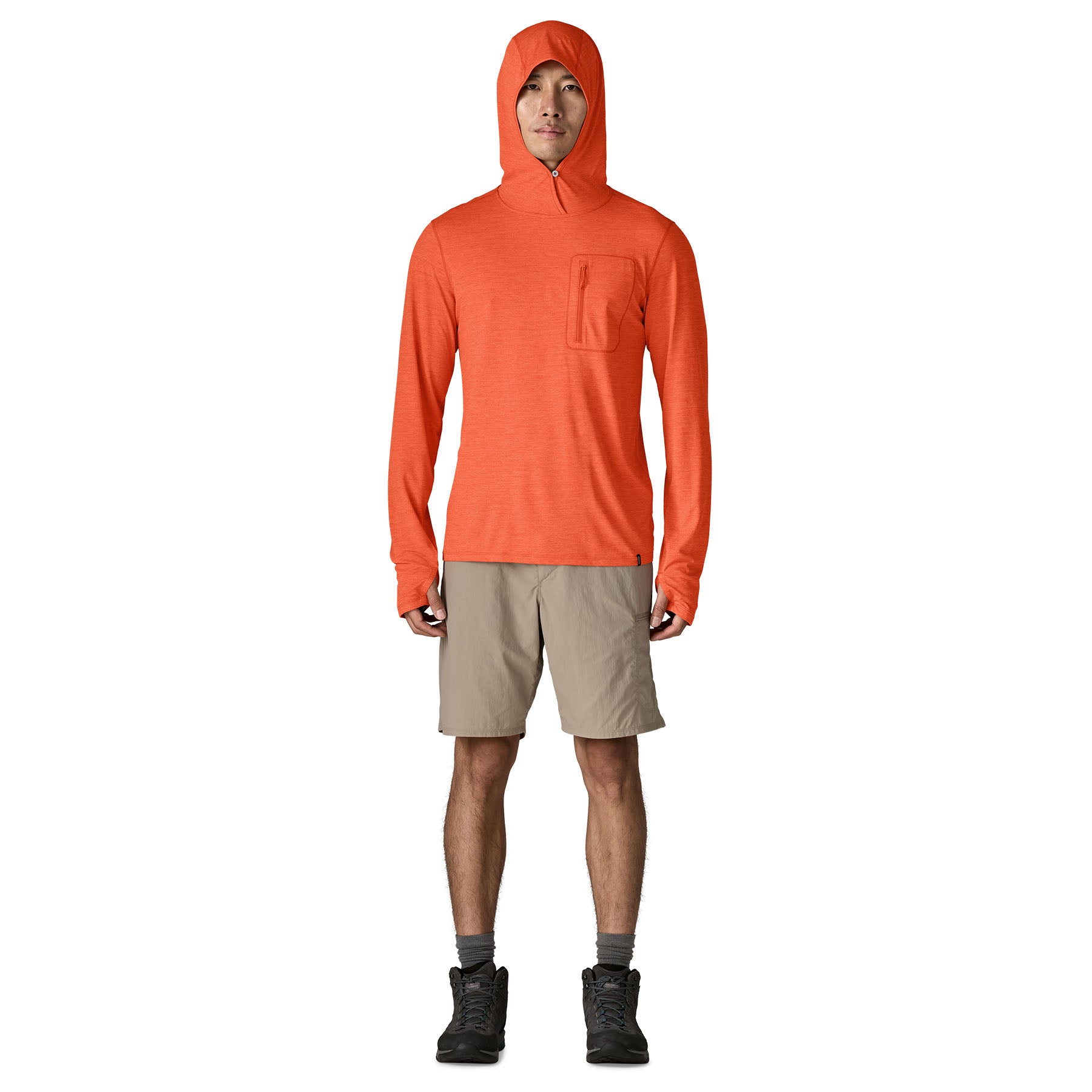 Men's Capilene® Cool Sun Hoody - Orange