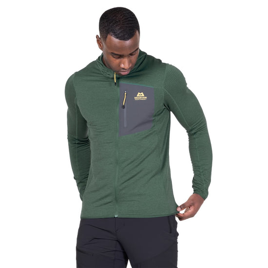 Men's Lumiko Hooded Fleece Jacket - Green
