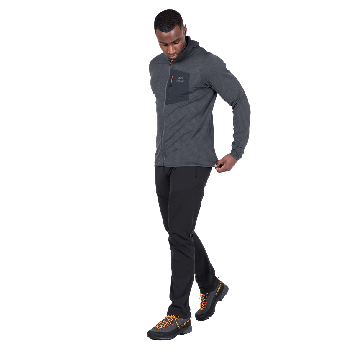 Men's Lumiko Hooded Fleece Jacket - Grey