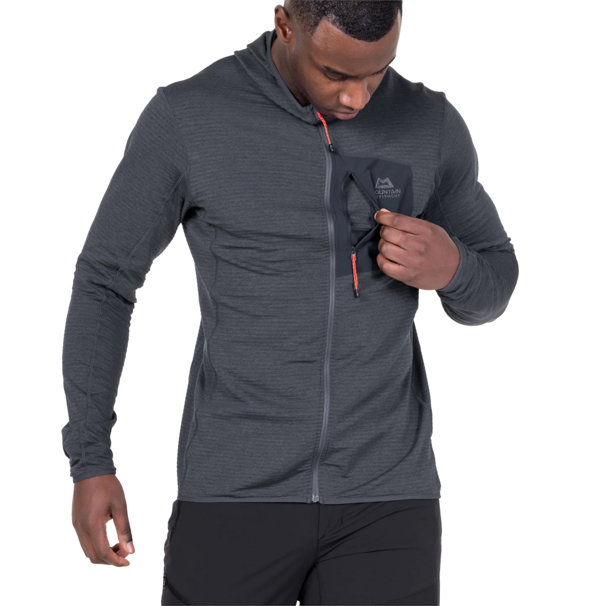 Men's Lumiko Hooded Fleece Jacket - Grey
