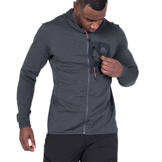 Men's Lumiko Hooded Fleece Jacket - Grey