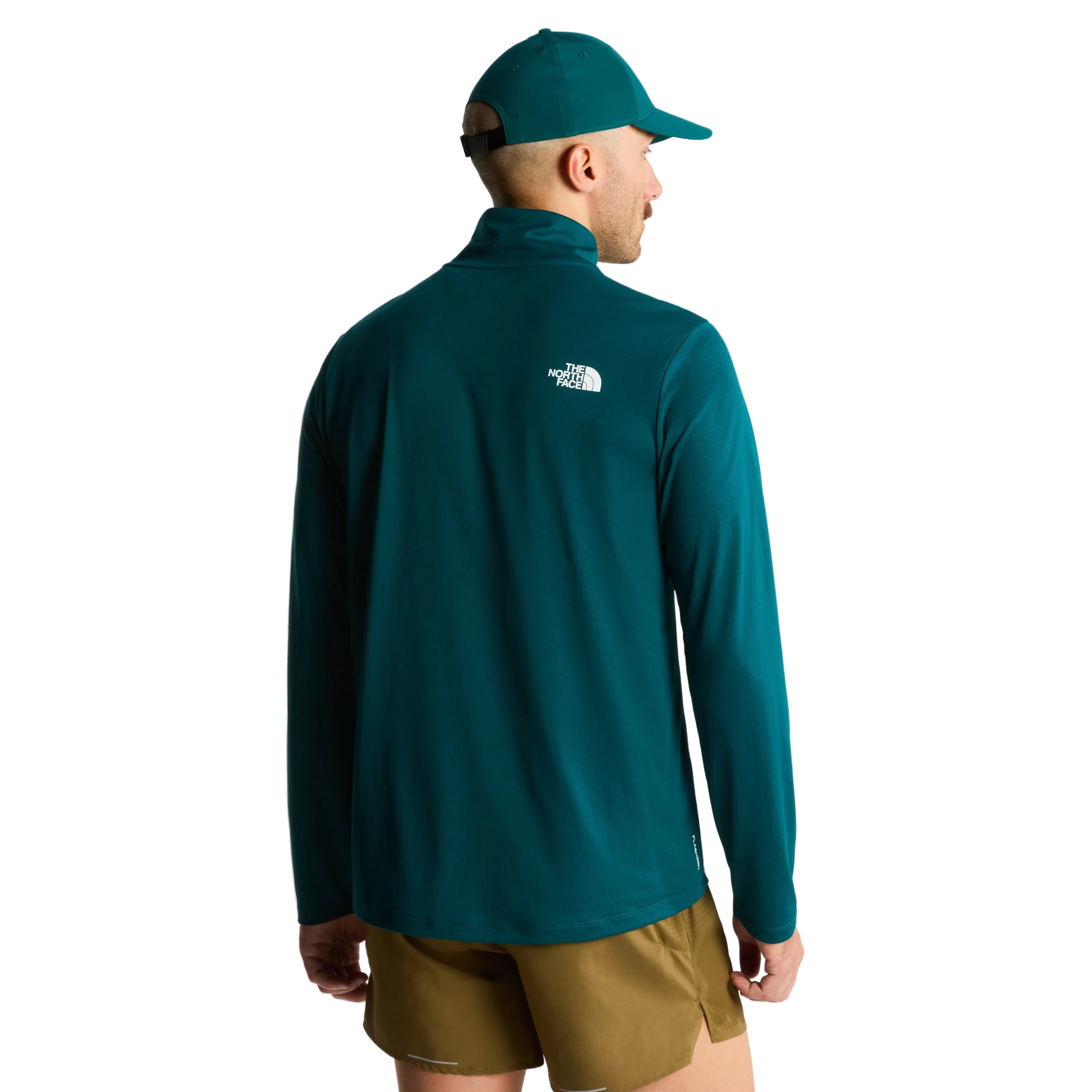Men's 24/7 1/4 Zip Long-Sleeve T-Shirt - Green