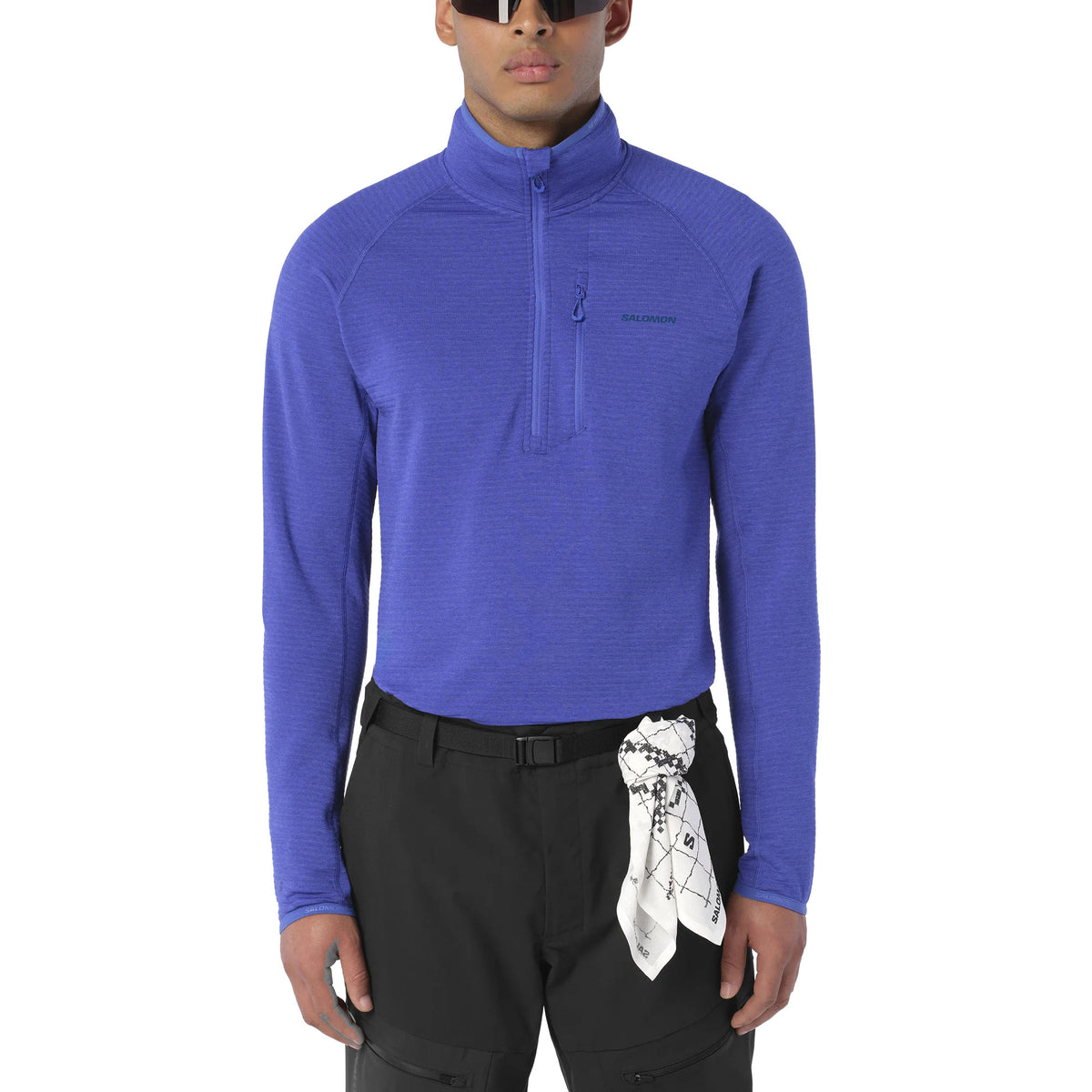 Men's Essential Lightwarm 1/2 Zip Fleece - Blue