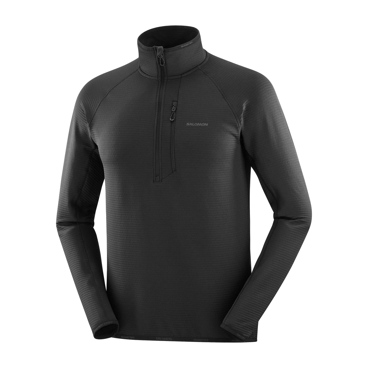 Men's Essential Lightwarm 1/2 Zip Fleece - Black