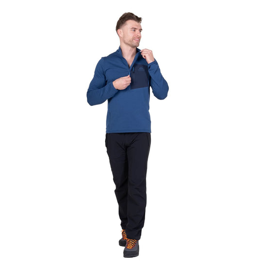 Men's Lumiko Zip-T Top - Blue