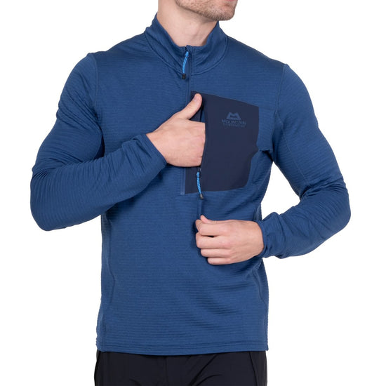 Men's Lumiko Zip-T Top - Blue