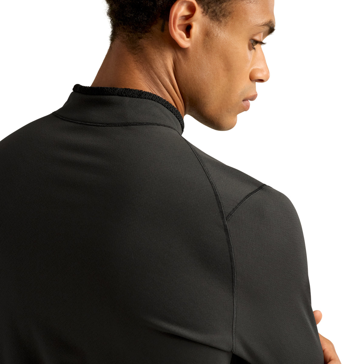 Men's Rho SV Zip Neck - Black