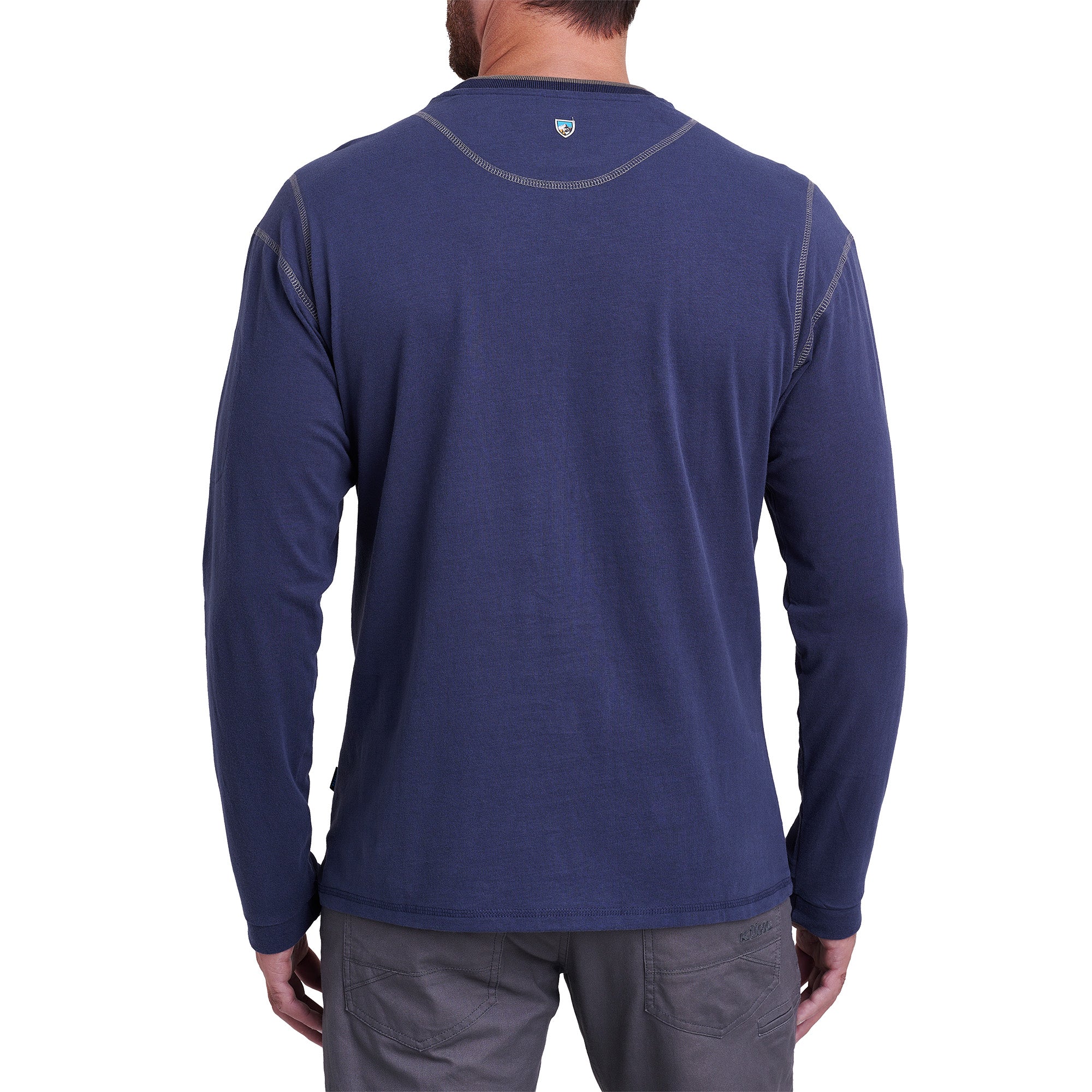 Men's Kommando Crew Long-Sleeve Top - Blue