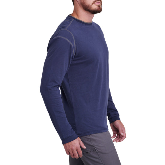 Men's Kommando Crew Long-Sleeve Top - Blue