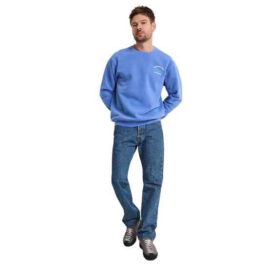 Unisex Horizon Crew Pullover - Blue