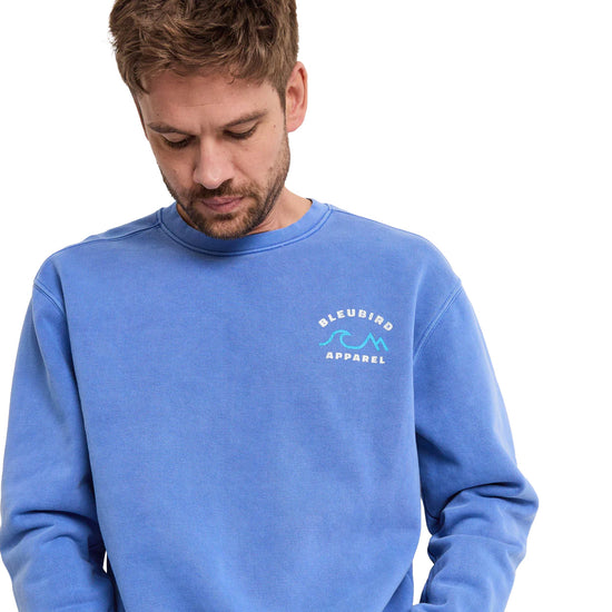 Unisex Horizon Crew Pullover - Blue