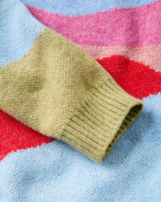 Women's Scenic Knitted Cardigan - Green