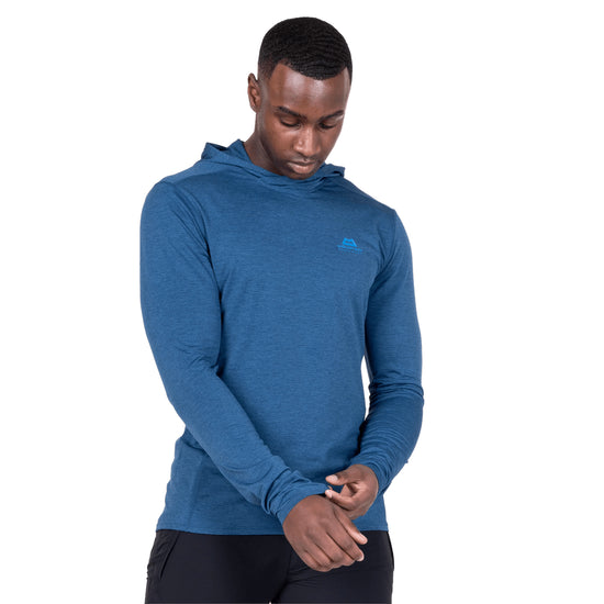 Men's Glace Hooded Top - Blue