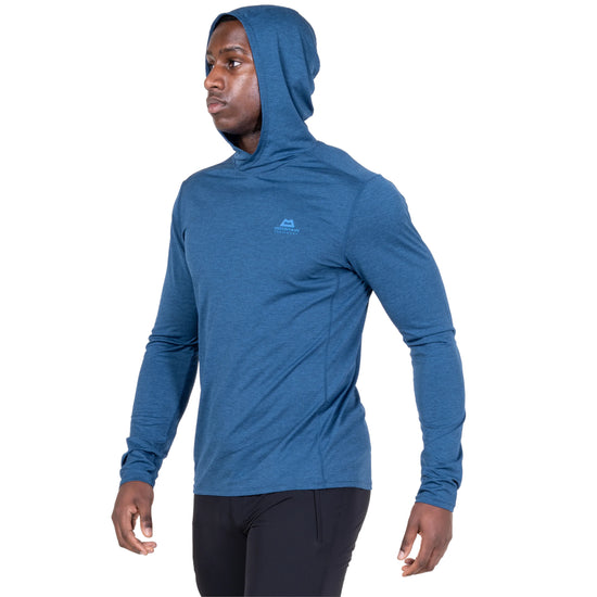 Men's Glace Hooded Top - Blue